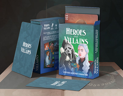 Heroes and Villains/ Board game/ Character design