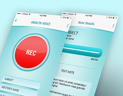 Health App UI Design