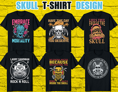skull T Shirt Design