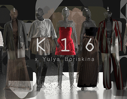 Digital fashion collection K 1 6 x Yulya Boriskina