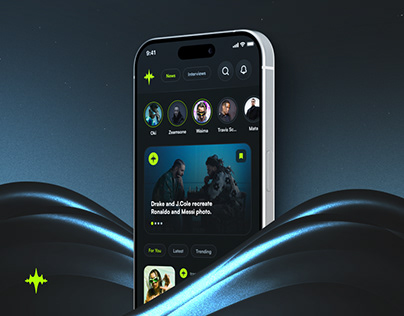 Trappin | Music World app. UI/UX Design