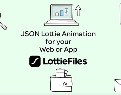 Lottie animation for web or app