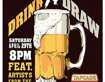 Drink N' Draw Poster