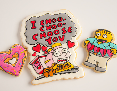 I Choo-Choo-Choose you Valentines Cookies