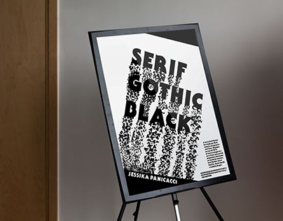 Poster Serif Gothic Black