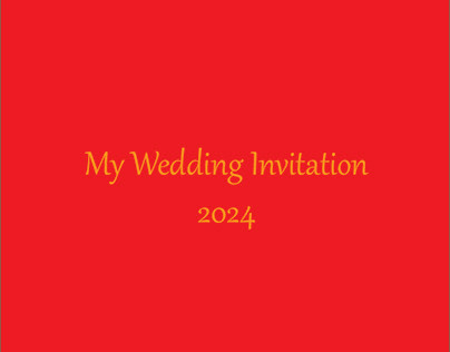 My Wedding Invitation 2024