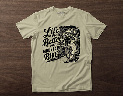 Mountain Bike T-shirt Design