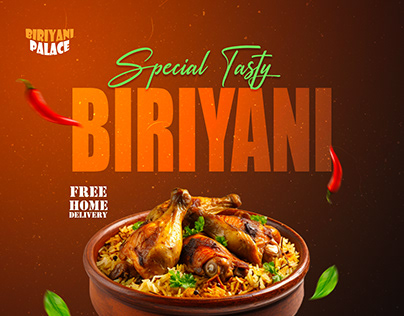 Biriyani Palace Branding | Social Media Ad