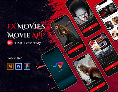 FX Movies Mobile App UX/UI Design