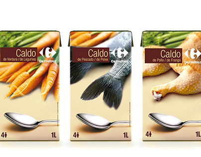 Caldos Carrefour / Packaging