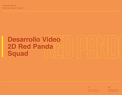 Desarrollo Video 2D Red Panda Squad
