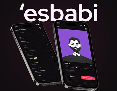 Project thumbnail - 'esbabi - a Muslim dating experience