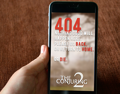 404 Error Page The conjuring 2