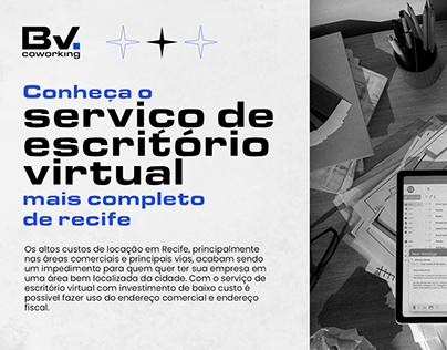 Project thumbnail - Página de Venda Endereço Fiscal - BV Coworking