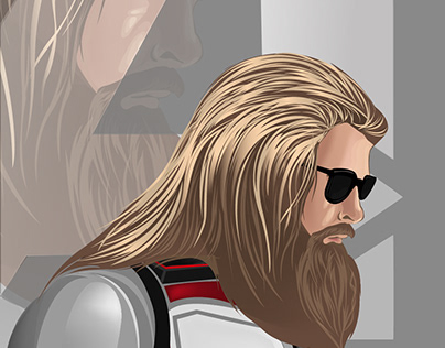 Thor | Avengers Endgame | Quantum suit Illustration
