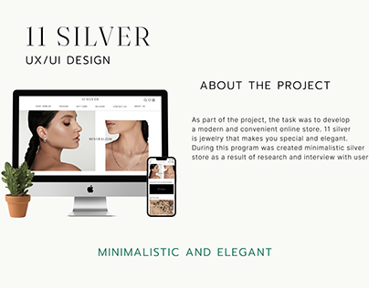 11 Silver's shop UX/UI Design