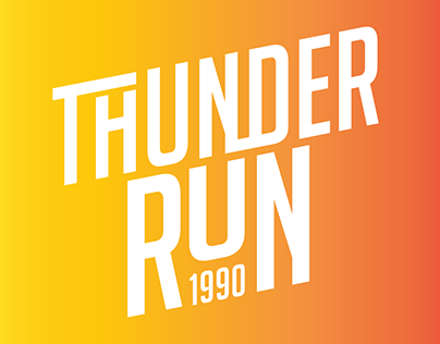 Thunder Run 30th Anniversary Identity