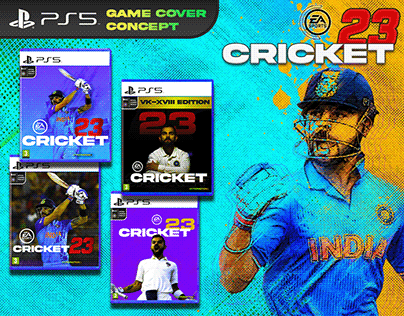 Game Cover Concept : EA Cricket 23