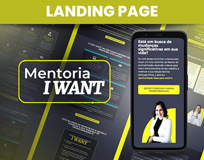 Landing Page | Mentor | Mentoria I WANT | 2023
