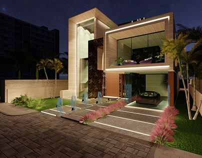 A Villa Exterior Design | Dubai