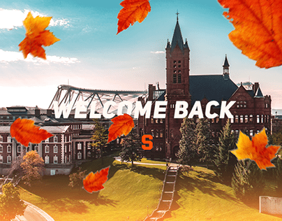 Syracuse University Fall semester welcome graphic