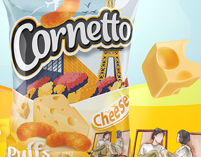 Cornetto Chips Packaging Design
