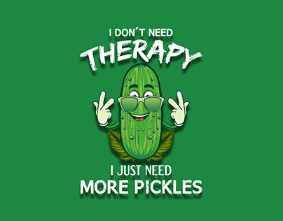 pickle t-shirt design.