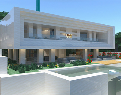 Virtual Photography - Minecraft RTX: Modern Villa