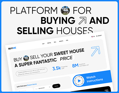 Buying and selling houses - website