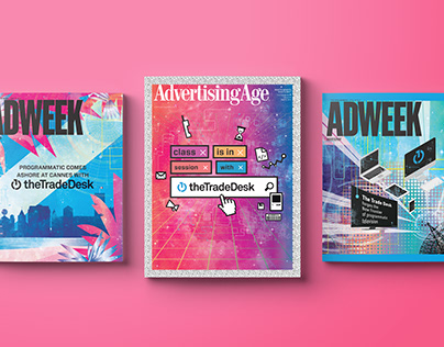 Adweek & Adage Cover Illustrations