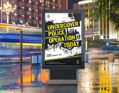 Poster design for police incentive