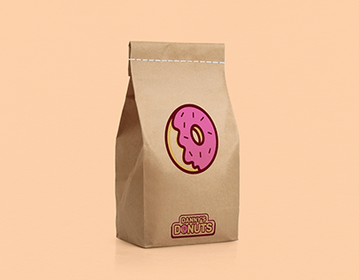Danny's Donuts Logo Design (Concept) and Mockup