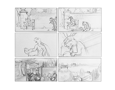 Storyboard The Tortoise and the Hare