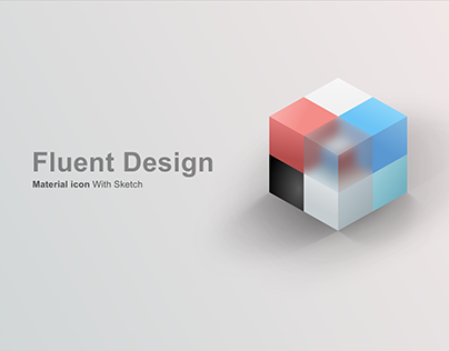 Fluent Design Material icon by Sketch