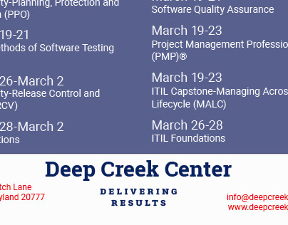 Deep Creek Center Brochure