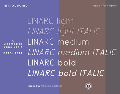 Linarc: A Geometric Sans Serif