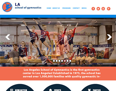 LA School of Gymnastics mockup
