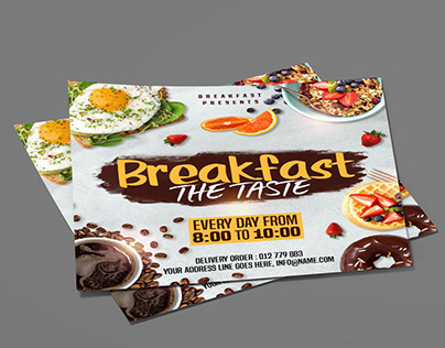 Breakfast Flyer + Social Media