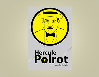 Hercule Poirot | line illustration art