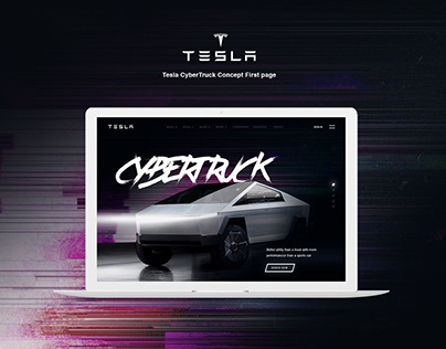 Tesla CyberTruck Creative First Page