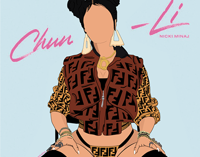 Nicki Minaj "Chun-Li" Illustration