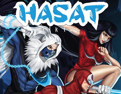 HASAT Comic book cover art