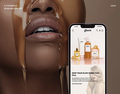 Gisou | E-commerce website redesign