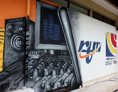 RTM Malacca HQ graffiti