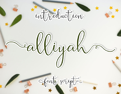 Alliyah font