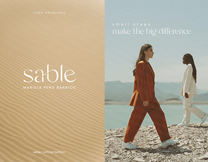 Project thumbnail - Sable • sustainable brand