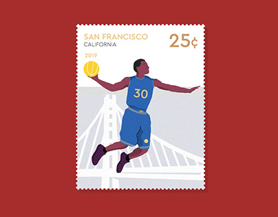 Golden City Stamp