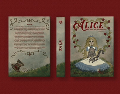 Redesign capa Alice no país das maravilhas