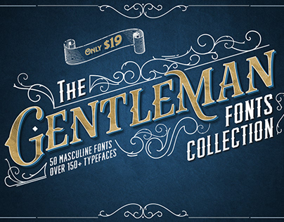 The Gentleman Fonts Collection