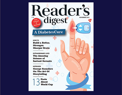 Reader's Digest Magazine cover design